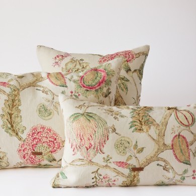 Funda de Cojín Provence Esmeralda 45x45 de Lino
