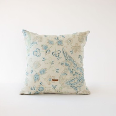 Funda de Cojín Jodhpur Azul 45x45 de Lino